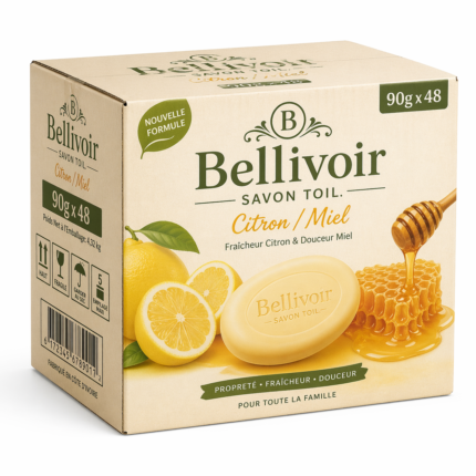 Savon Toil.Bellivoir Citron/miel 90gx48