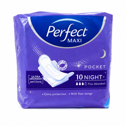 Serviettes Perfect Maxi Pocket Night 10pcs x12