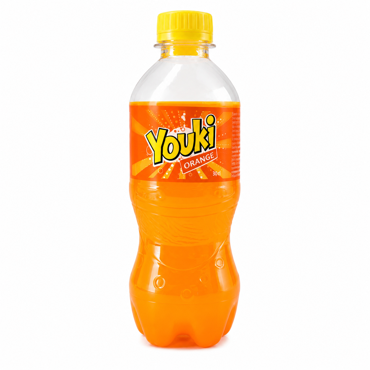 D2PL1_00499-1 Boisson gazeuse Youki Orange PET 30cl x12 – Image 1