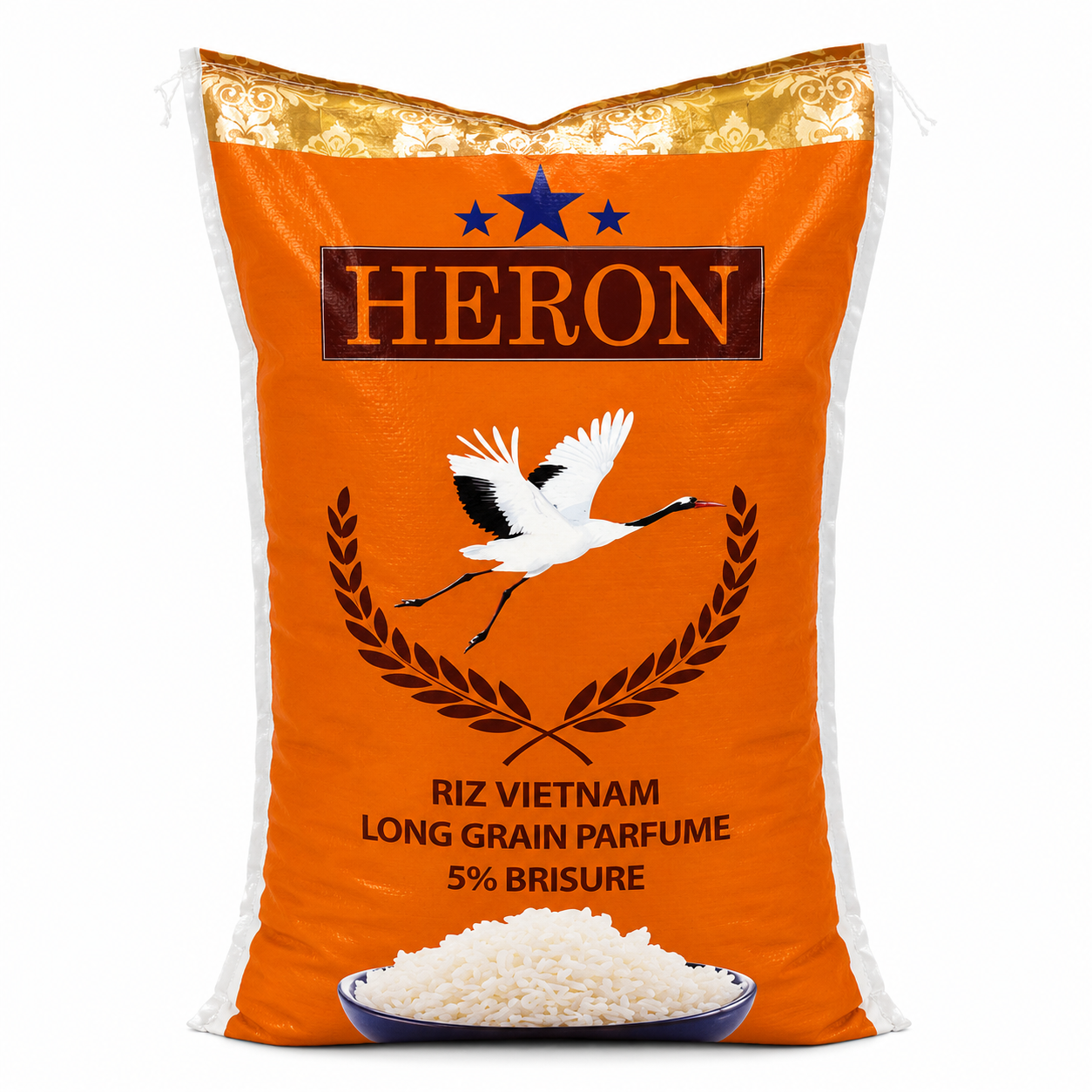 DBAS1_02606-1 Riz Vietnamien Heron 5% Orange 22,5kg – Image 1