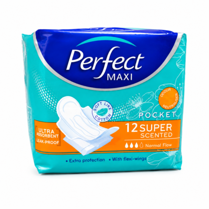 Serviettes Perfect Maxi Super Parfumé 12 x12