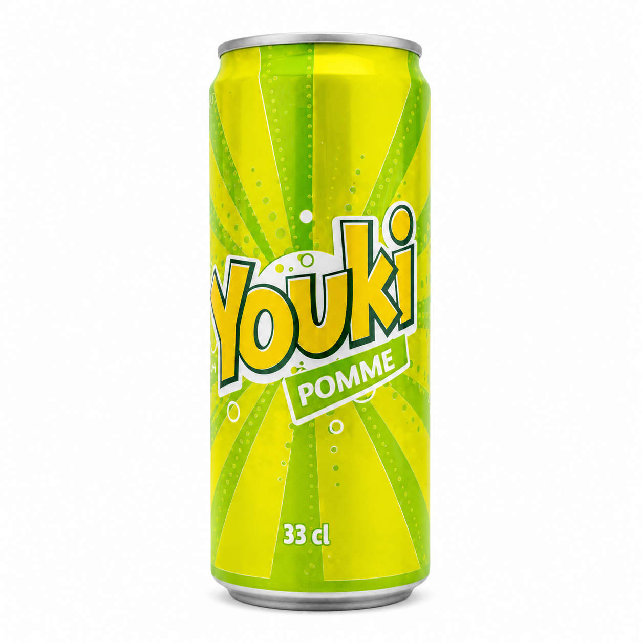 DTBA1_00501-1 Boisson gazeuse Youki Pomme Canette 33cl x24 – Image 1