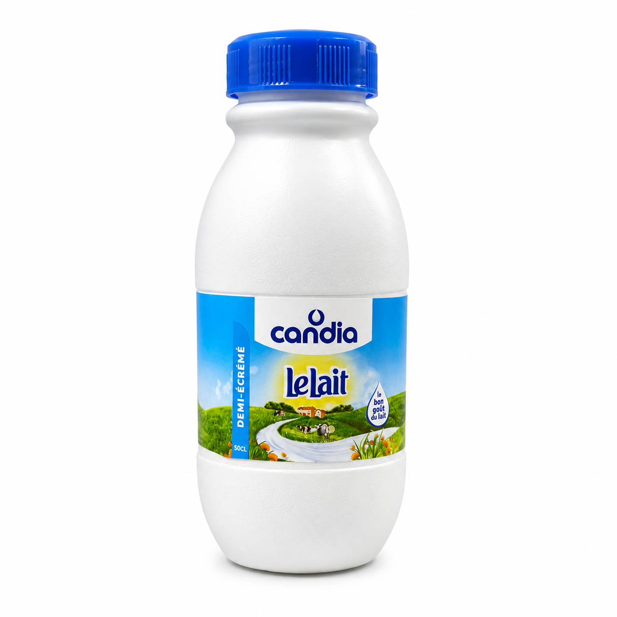 TBAS1_00641-1 Lait Stérilisé Demi-écrémé Candia 50cl x24 – Image 1