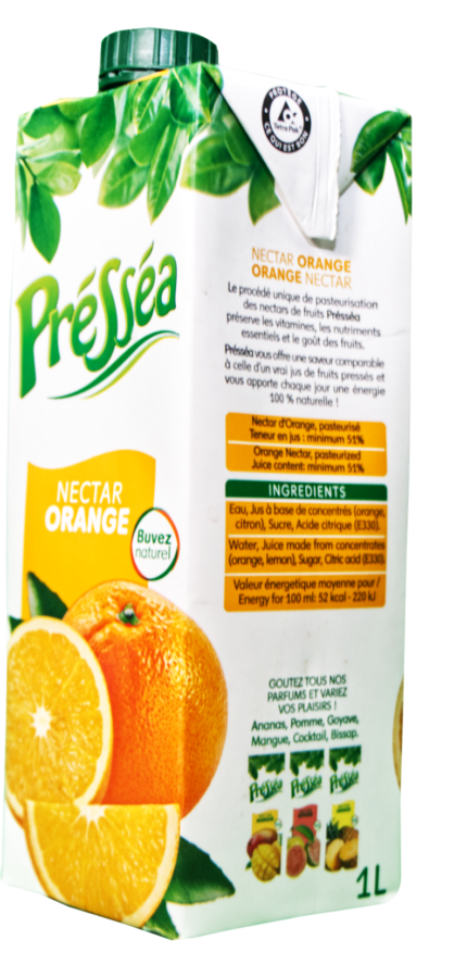 Jus Pressea Nectar Orange 1L x12