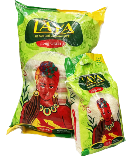 Riz Vietnamien Jasmin 5% LG Laya 5kg x5